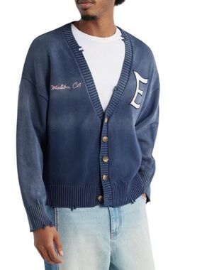 Elwood 4th Year Distressed Cardigan